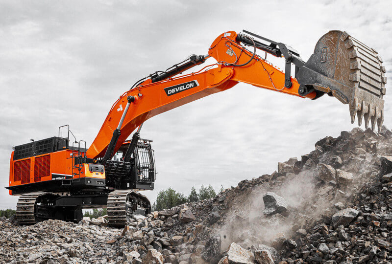 gli Escavatori Più Grandi al Mondo attuali 10-DOOSAN-DX800LC-7